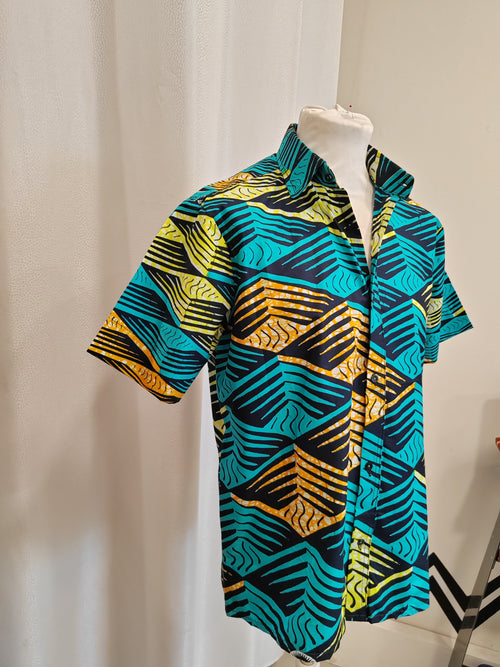 Chemise-Turquoise