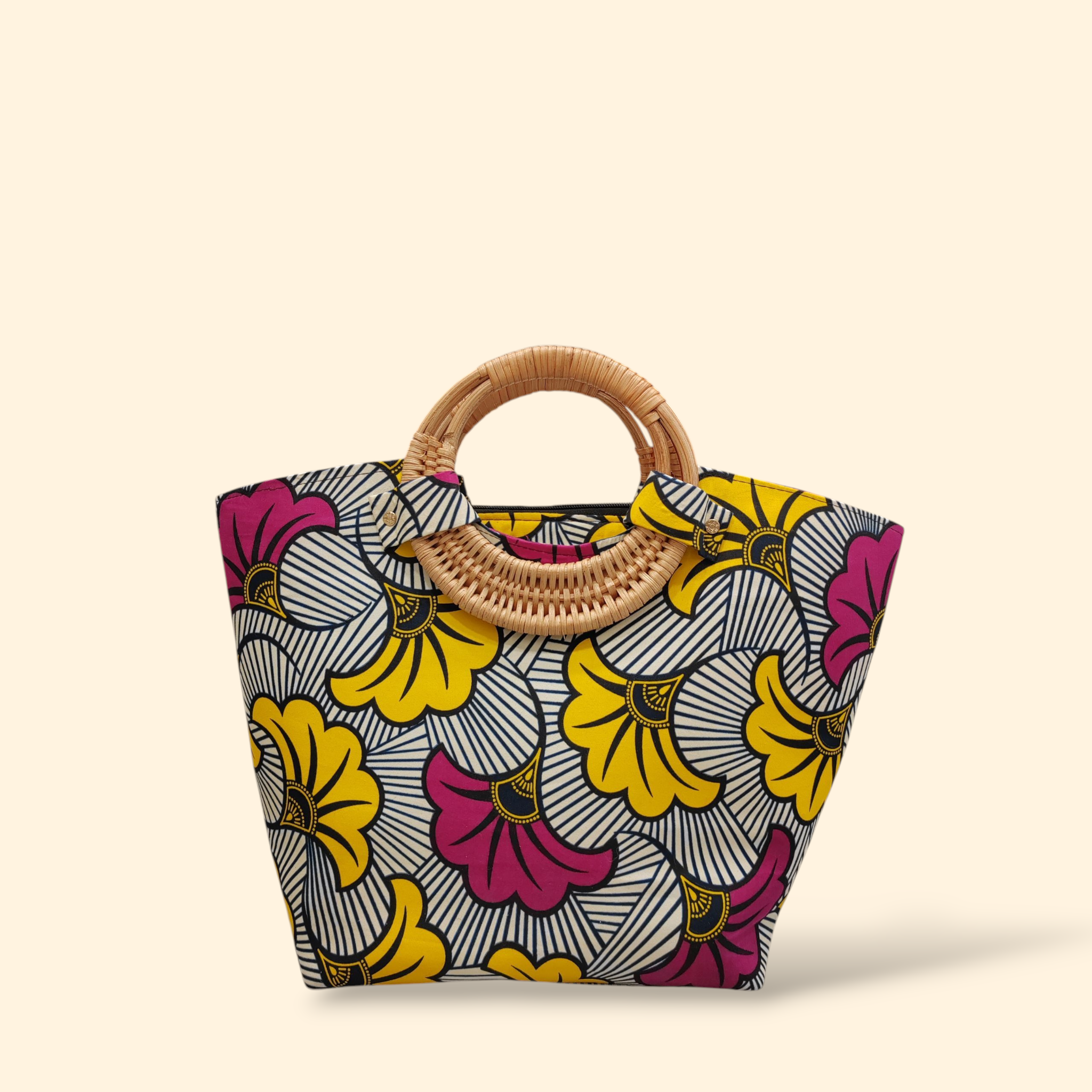 Cabas "Fleurs de mariage"